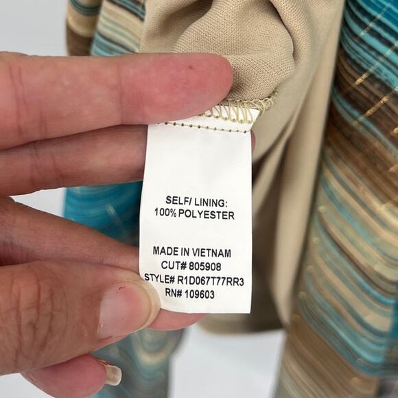 Y2K bbit Rabbit Rabbit Designs Dress Sz 10 Boho Asymmetrical Babydoll Earthy - Picture 11 of 12